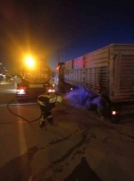 Seyir halindeki kamyon aynı gün içinde hem Bucak’ta hem de Burdur’da yandı