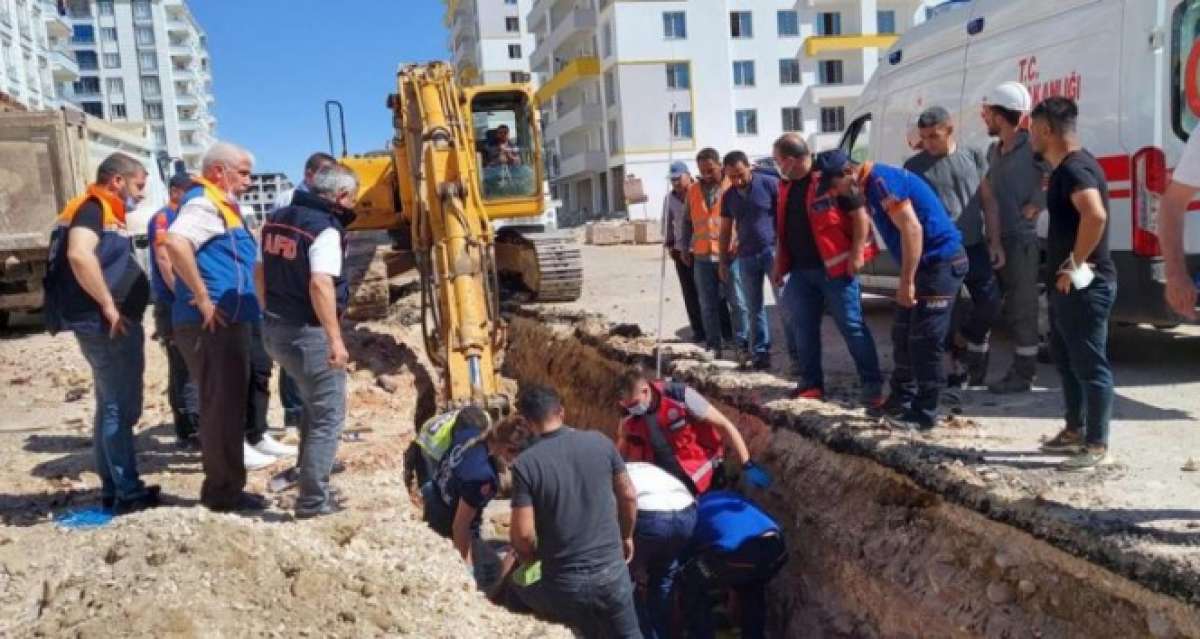 Siirt'te altyapı çalışmasında göçük: 1 işçi yaralandı