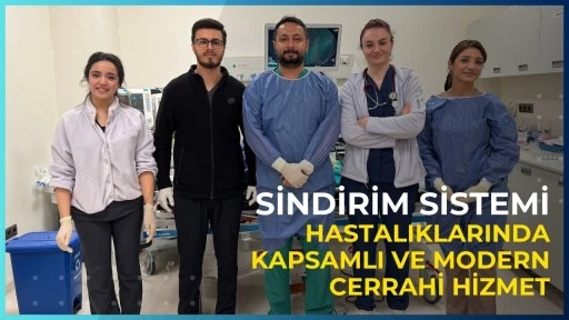 Sindirim Sistemi Hastalıklarında Kapsamlı ve Modern Cerrahi Hizmet