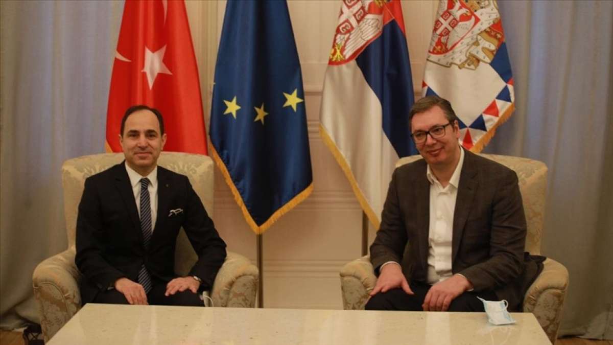 Sırbistan Cumhurbaşkanı Vucic, Türkiye'nin Belgrad Büyükelçisi Bilgiç'i kabul etti