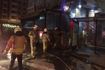 Şişli’de restoranın asma katında yangın