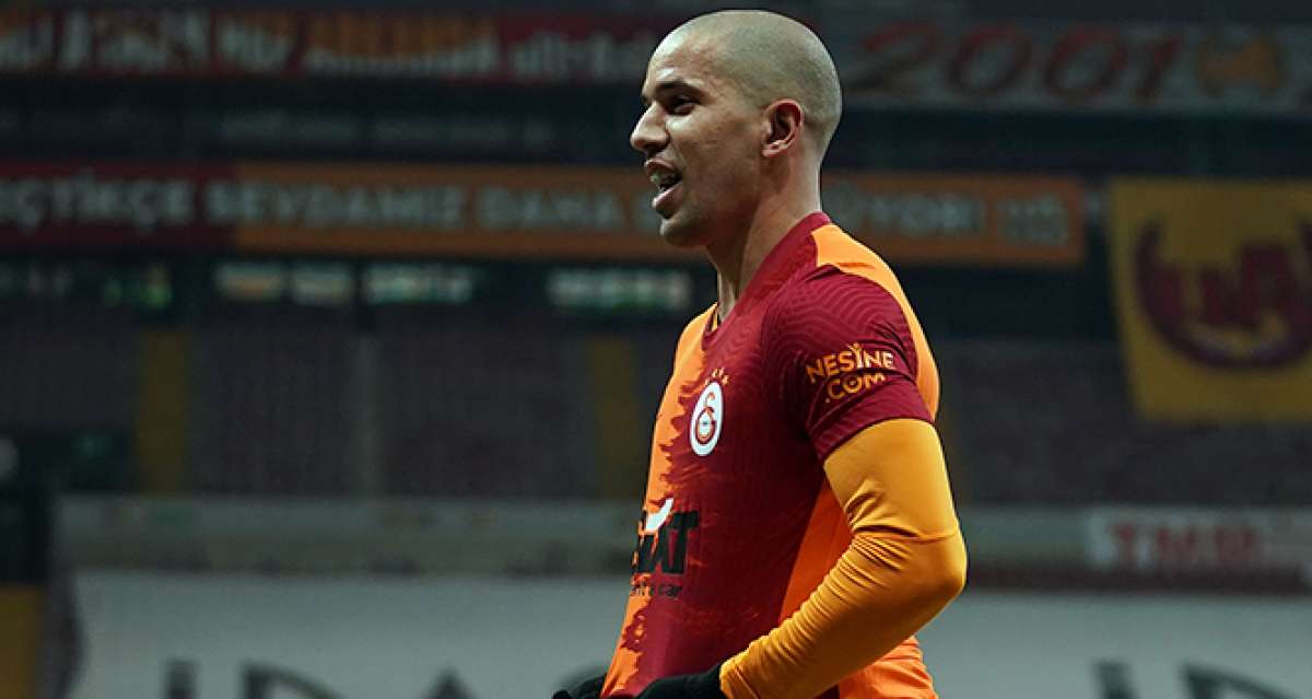 Sofiane Feghouli'nin bu sezonki ikinci gol sevinci