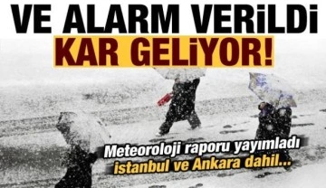 Son dakika: Alarm verildi! Kar geliyor, İstanbul ve Ankara dahil...