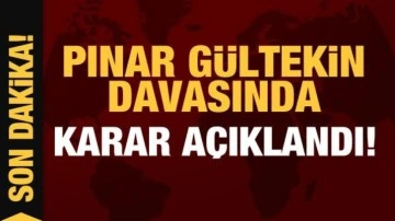 Son Dakika... Pınar Gültekin davasında karar açıklandı: Cezalar belli oldu
