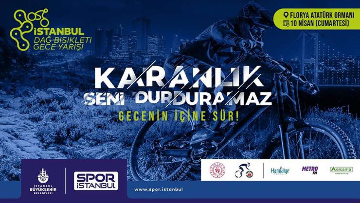 Spor İstanbul'dan Dağ Bisikleti Gece Yarışı