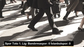 Spor Toto 1. Lig: Bandırmaspor: 0 İstanbulspor: 0