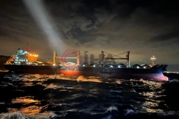 Sudan’dan İstanbul’a ilerleyen gemi Balıkçı Adası açıklarında karaya oturdu