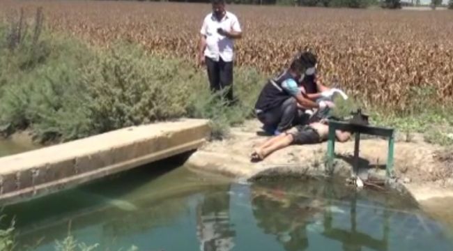 Sulama kanalında erkek çocuk cesedi bulundu
