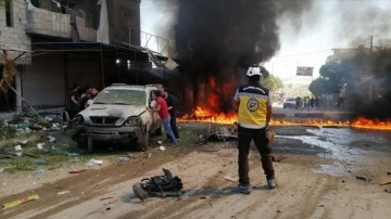 Suriye'nin Cerablus ilçesinde düzenlenen terör saldırılarında 1 sivil öldü, 15'i yaralandı