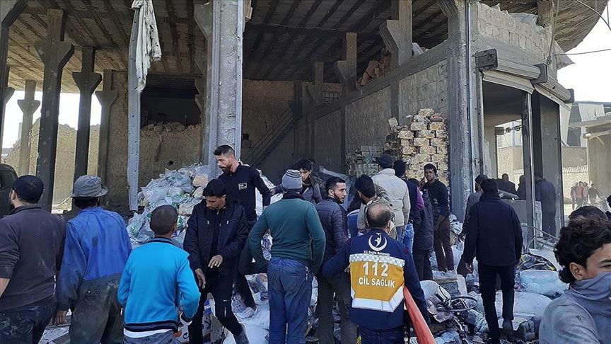 Suriye’nin kuzeyindeki Bab’da bombalı terör saldırısı: 3 ölü, 20 yaralı