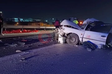 TAG otoyolunda feci trafik kazası: 2 ölü, 5 yaralı