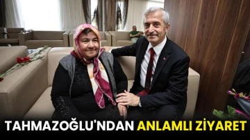 Tahmazoğlu'ndan anlamlı ziyaret