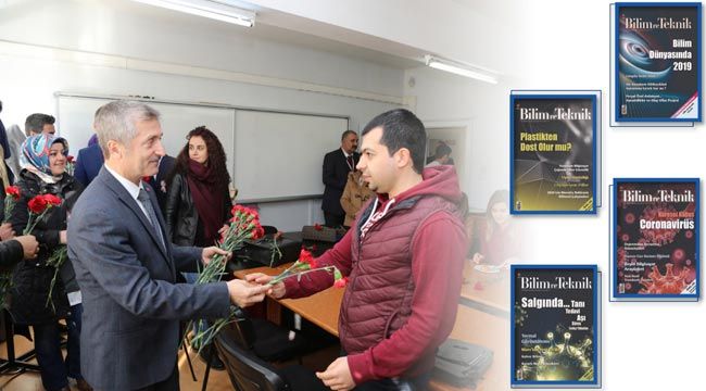 Tahmazoğlu’ndan Gaziantep’teki tüm öğretmenlere TÜBİTAK dergisi aboneliği