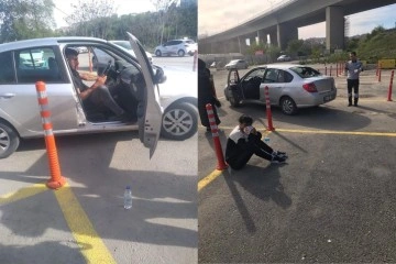 Taksiciyle arkadaşları, sürücü adayı ve hocasını tekme tokat dövdü