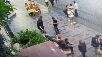 Taksim'de dehşet: Bankta yatan genci yüzünden bıçakladı