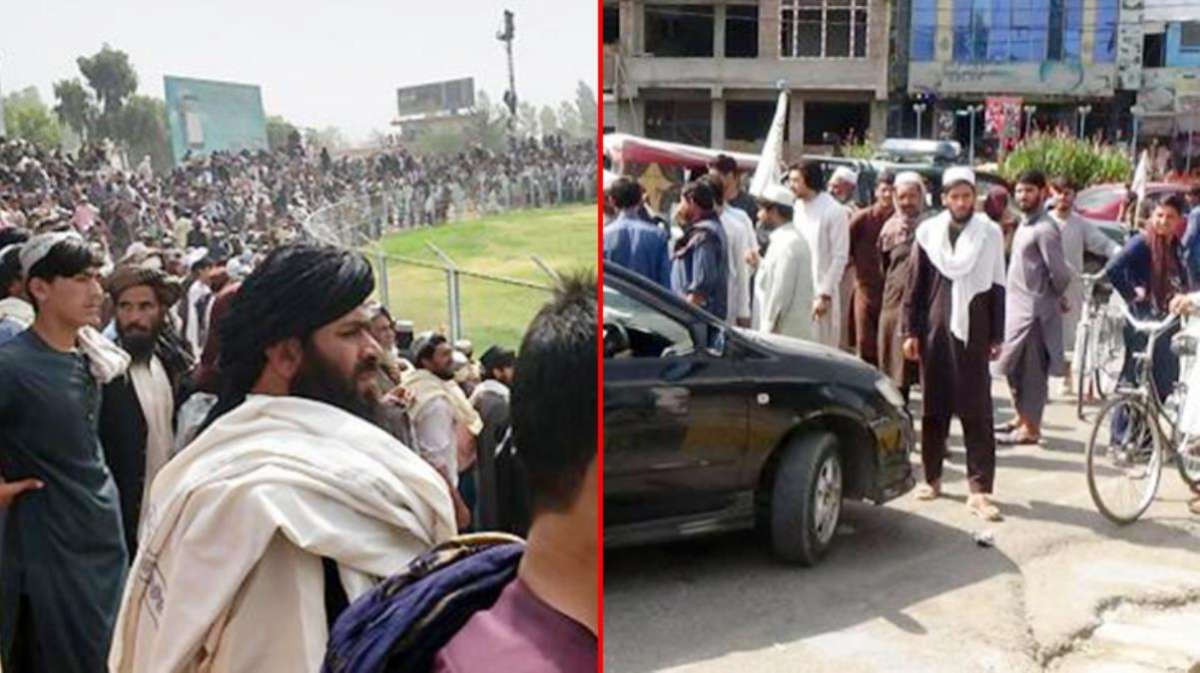 Taliban, dört komutanı binlerce kişinin önünde idam etti