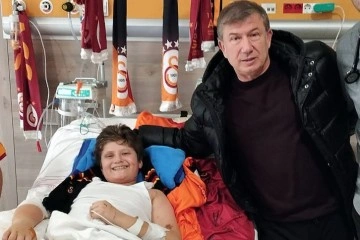 Tanju &Ccedil;olak, depremzede Cihan Emir Parlak ile bir araya geldi