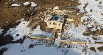 Tarihi Şar Antik Kenti, kış manzarası ile hayran bıraktı