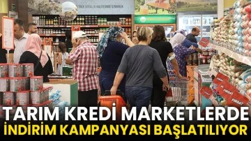 Tarım Kredi Marketlerde indirim kampanyası başlatılıyor