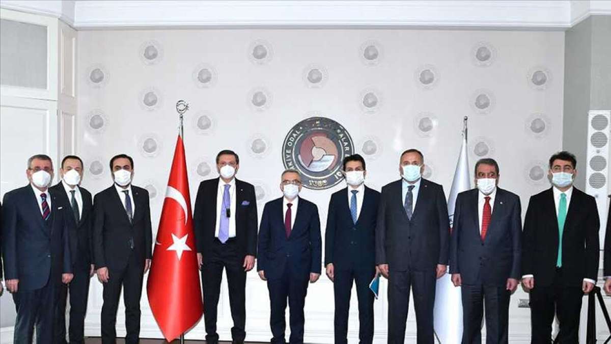 TCMB Başkanı Ağbal TOBB Başkanı Hisarcıklıoğlu'nu ziyaret etti