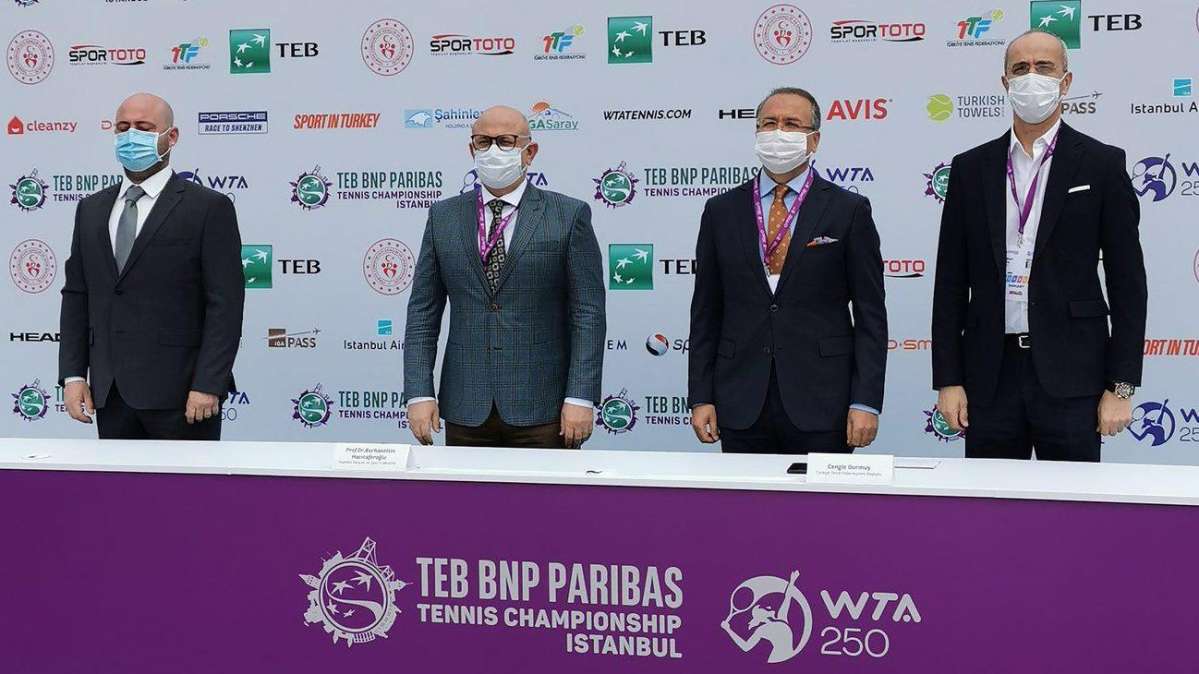 TEB BNP Paribas Tennis Championship İstanbul turnuvasının basın...