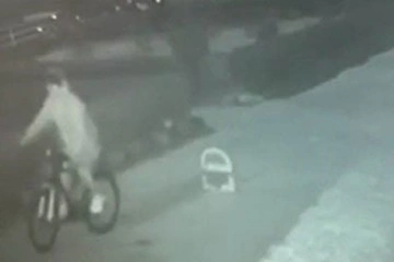 Tekirdağ’da bisiklet hırsızlığı saniye saniye görüntülendi
