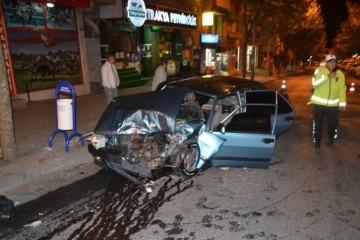 Tekirdağ'da iki araç kafa kafaya çarpıştı: 5 yaralı