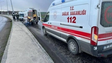 Tekirdağ'da servis aracı kaza yaptı: 3 yaralı