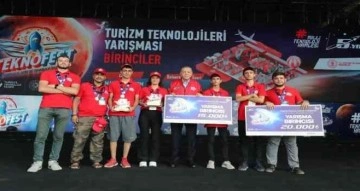 TEKNOFEST ‘Turizm Teknolojileri’ kategorisinde birincilik HKÜ’lü öğrencilerin