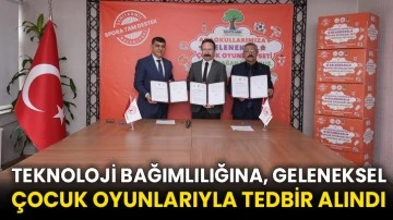 Teknoloji bağımlılığına, geleneksel çocuk oyunlarıyla tedbir alındı