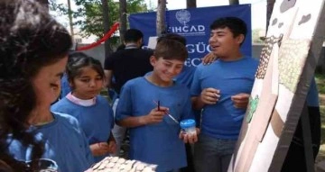 Tekstil atıklarından Göbeklitepe tablosu yaptılar