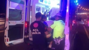 TEM'de alkollü sürücü seyir halindeki araca arkadan çarptı: 1 yaralı