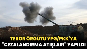Terör örgütü YPG/PKK'ya &quot;cezalandırma atışları&quot; yapıldı