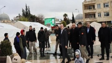 Ticaret Bakanı Mehmet Muş Kilis'te deprem &ccedil;alışmalarına katıldı