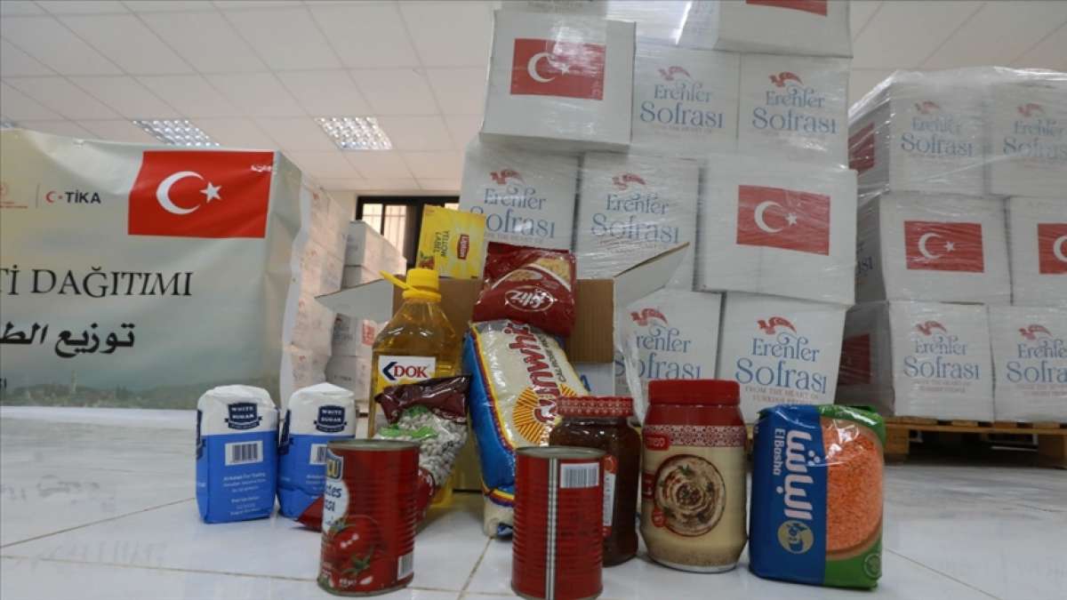 TİKA, Filistin'de Ramazan ayı boyunca 14 bin 500 aileye gıda yardımında bulunacak