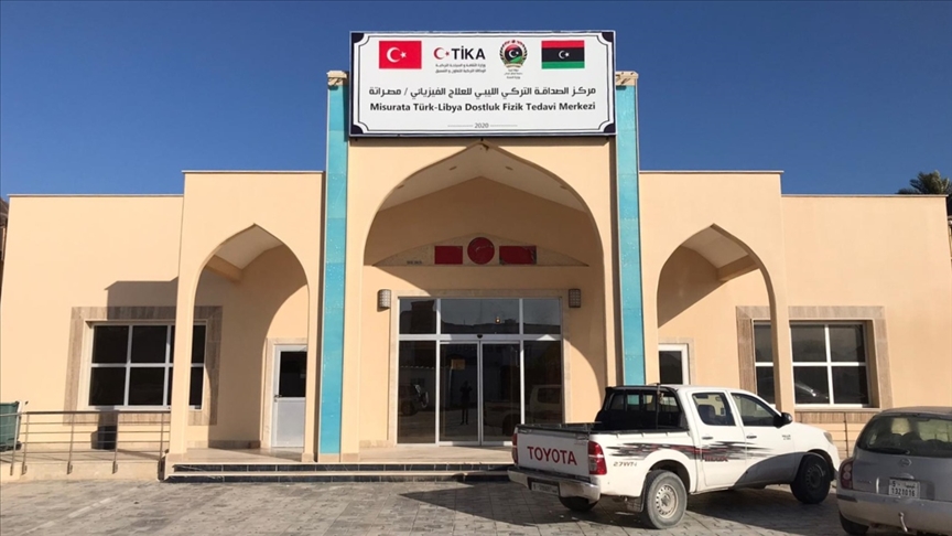 TİKA'nın Misrata'da kurduğu Fizik Tedavi Merkezi Libyalı yetkililere teslim edildi