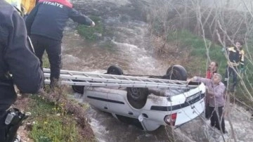 Tokat'ta otomobil dereye uçtu: ölü ve yaralı var