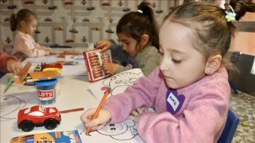 Trabzon'da depremzede çocuklar için ana sınıfları oluşturuldu