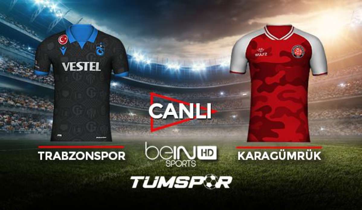 Trabzonspor Karagümrük maçı canlı izle! BeIN Sports TS Karagümrük maçı canlı skor takip!