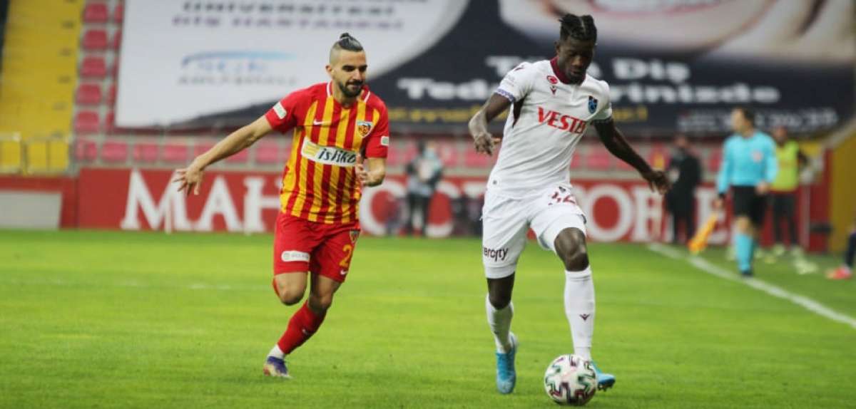 Trabzonspor - Kayserispor! İlk 11'ler belli oldu