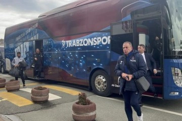Trabzonspor, tur için İsviçre'ye uçtu