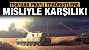 TSK misliyle karşılık verdi: PKK/YPG'den alçak saldırı!