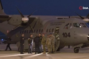 TSK’ya ait ilk insani yardım uçağı Hatay Havalimanı'na iniş yaptı