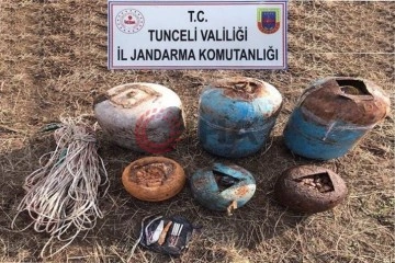 Tunceli’de 6 EYP düzeneği ve 180 kilo patlayıcı madde imha edildi