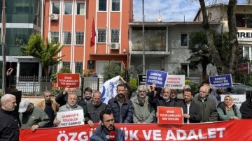 Tunus'un İstanbul Başkonsolosluğu önünde Raşid el-Gannuşi protestosu