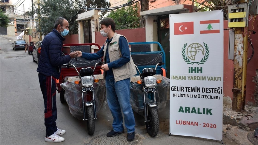 Türk STK'ların Lübnan'daki Filistinli mültecilere yardımları sürüyor