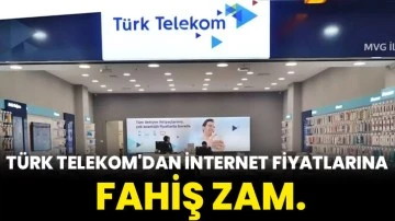 Türk Telekom'dan internet fiyatlarına fahiş zam.
