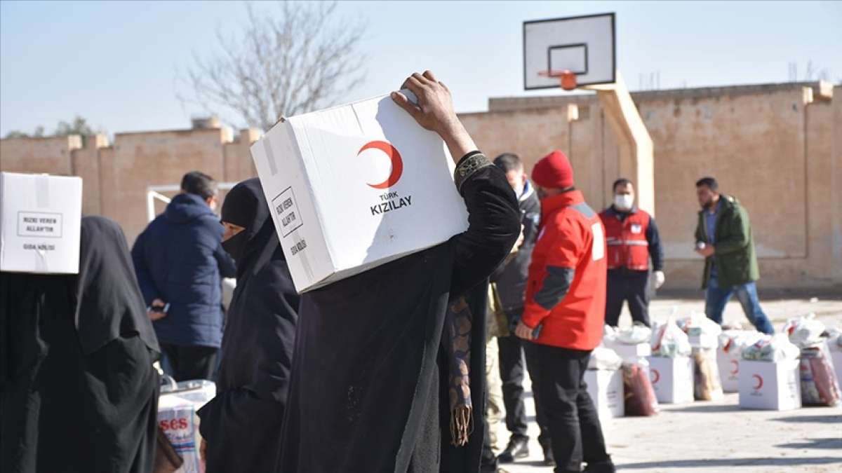 Türkiye geçen yıl Barış Pınarı Harekatı bölgesinde 426 insani yardım faaliyeti gerçekleştirdi
