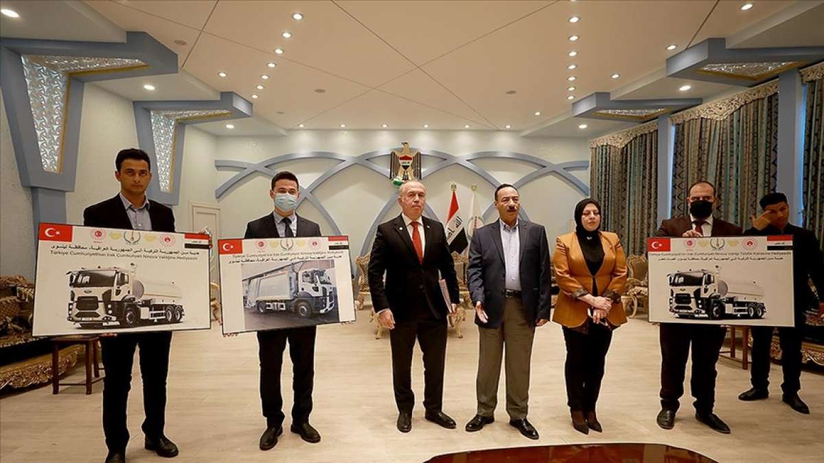 Türkiye Irak'ın Musul, Kerkük ve Diyala kentlerine belediye araçları hibe edecek
