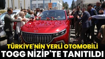 Türkiye'nin yerli otomobili Togg Nizip'te tanıtıldı